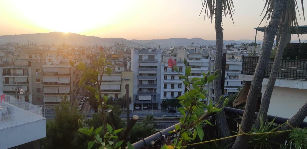 Penthouse Balcony Close To Acropolis Athens Exterior photo